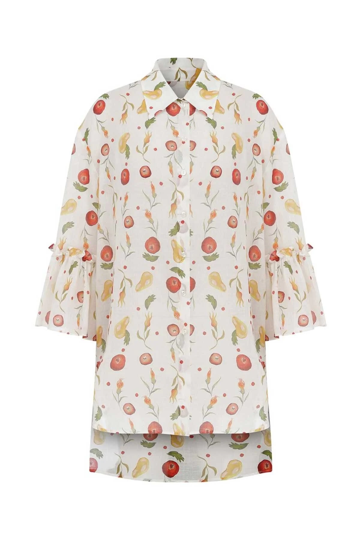 Desenli Gömlek Standart Renk - 4