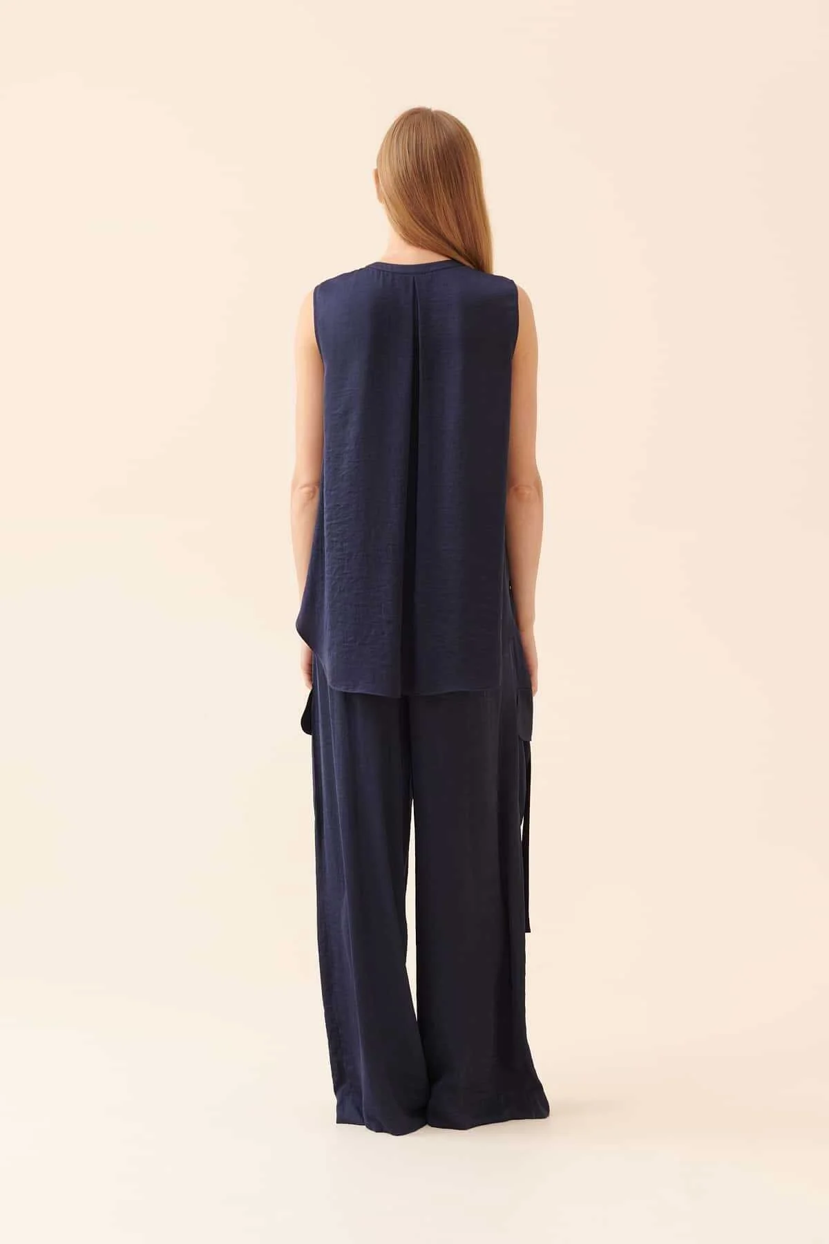 Kolsuz Cepsiz Gömlek Lacivert - 2