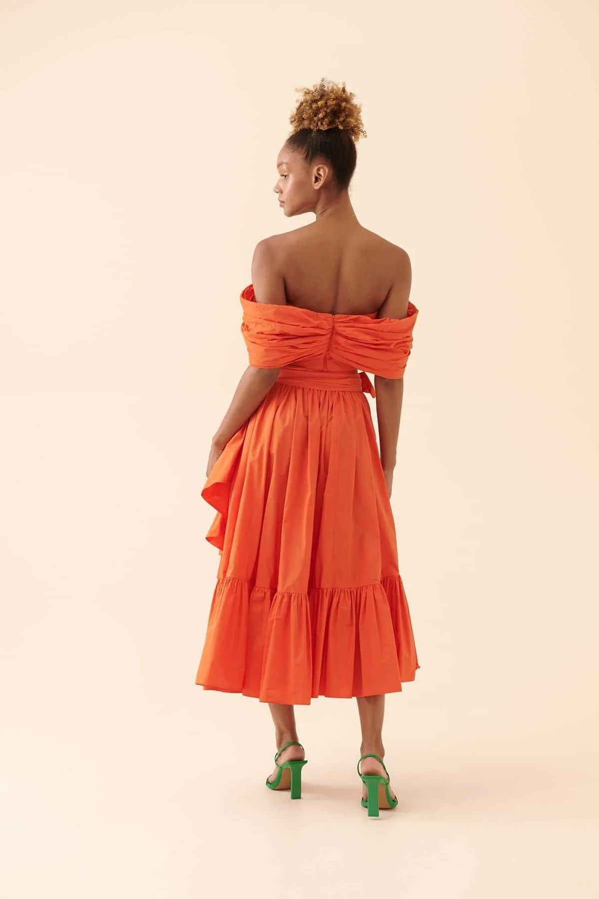 Asimetrik Boy Etek Turuncu - 2