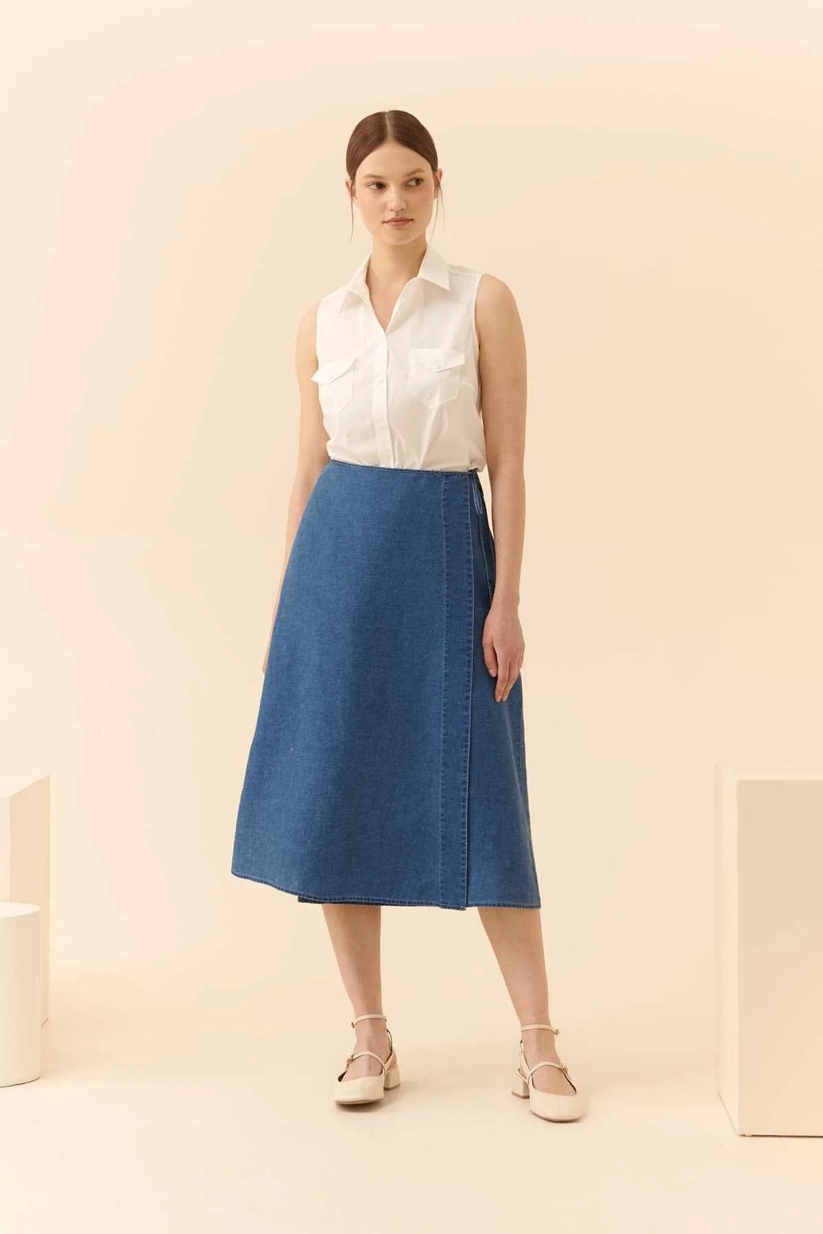 Midi Boy Etek Lacivert - 1