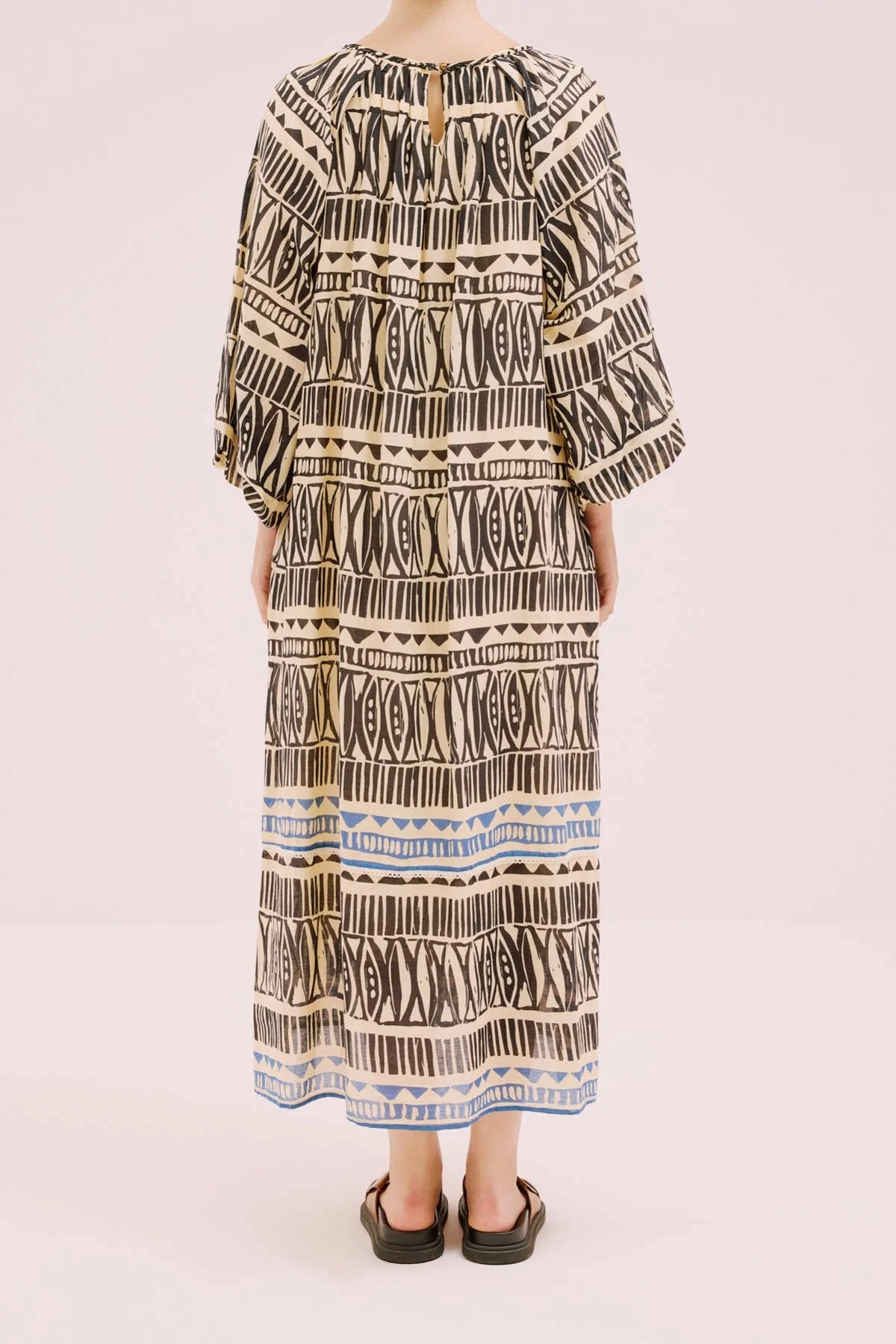 Desenli Elbise Standart Renk - 2