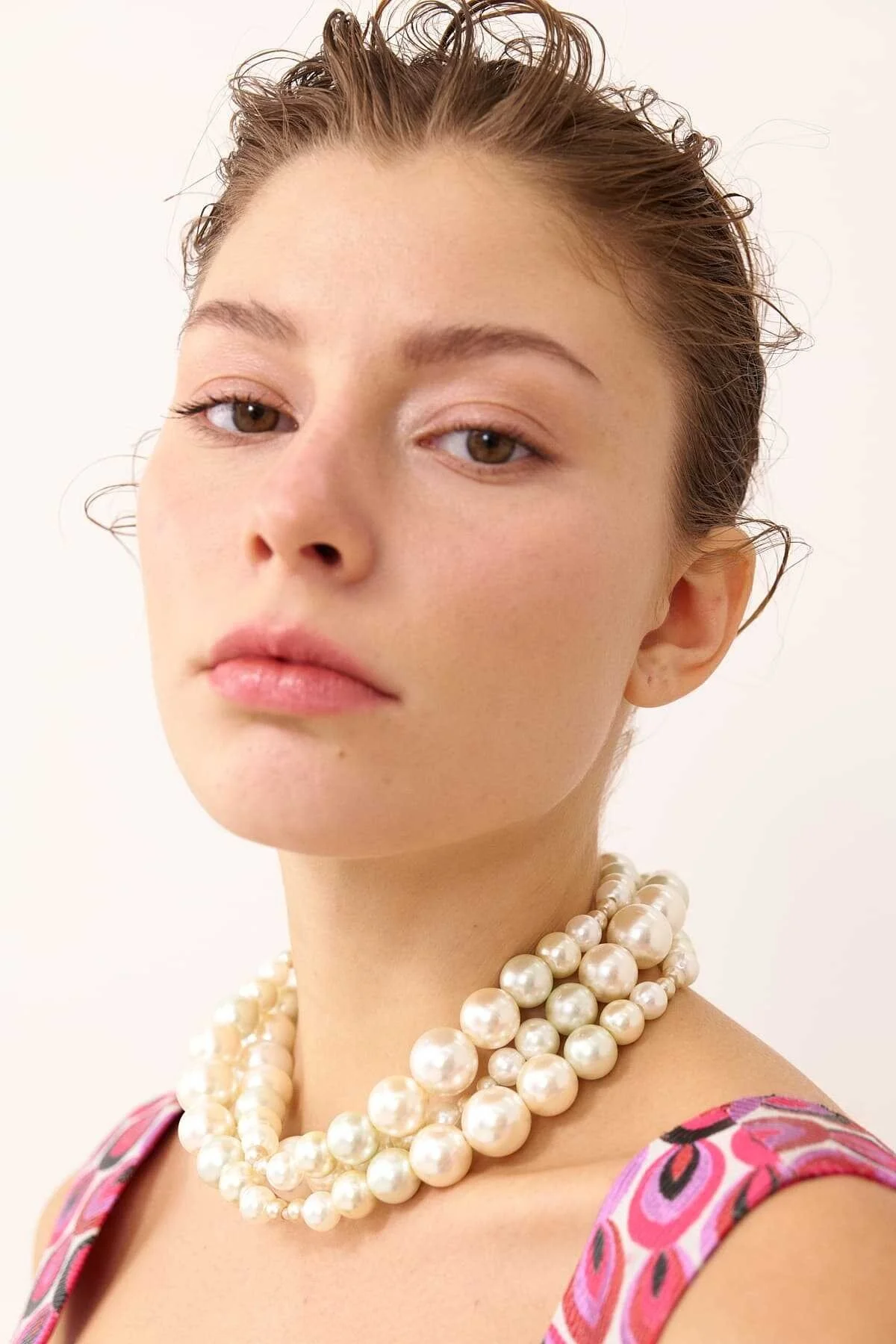 Çoklu İnci Kolye Standart Renk - 1