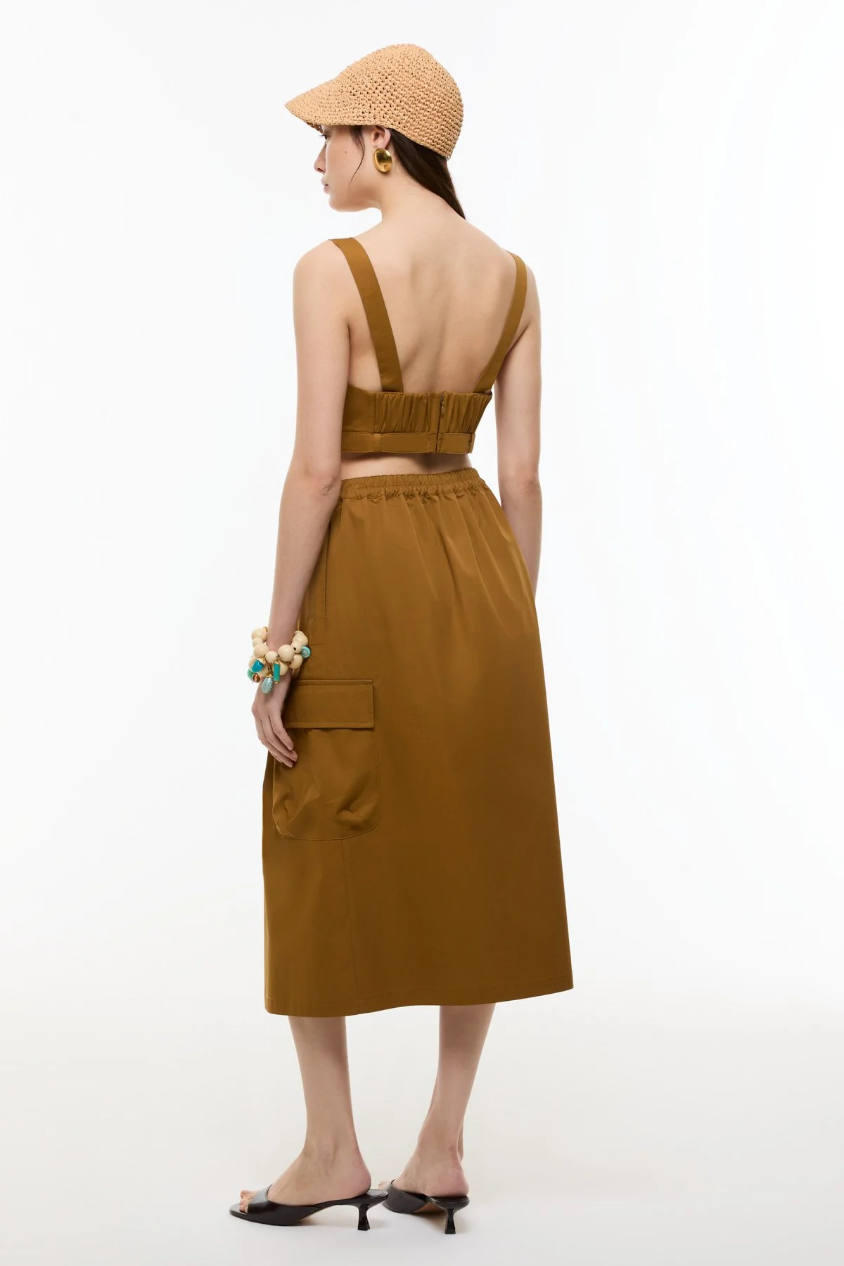 Yaka Detaylı Bustiyer Kahve - 2