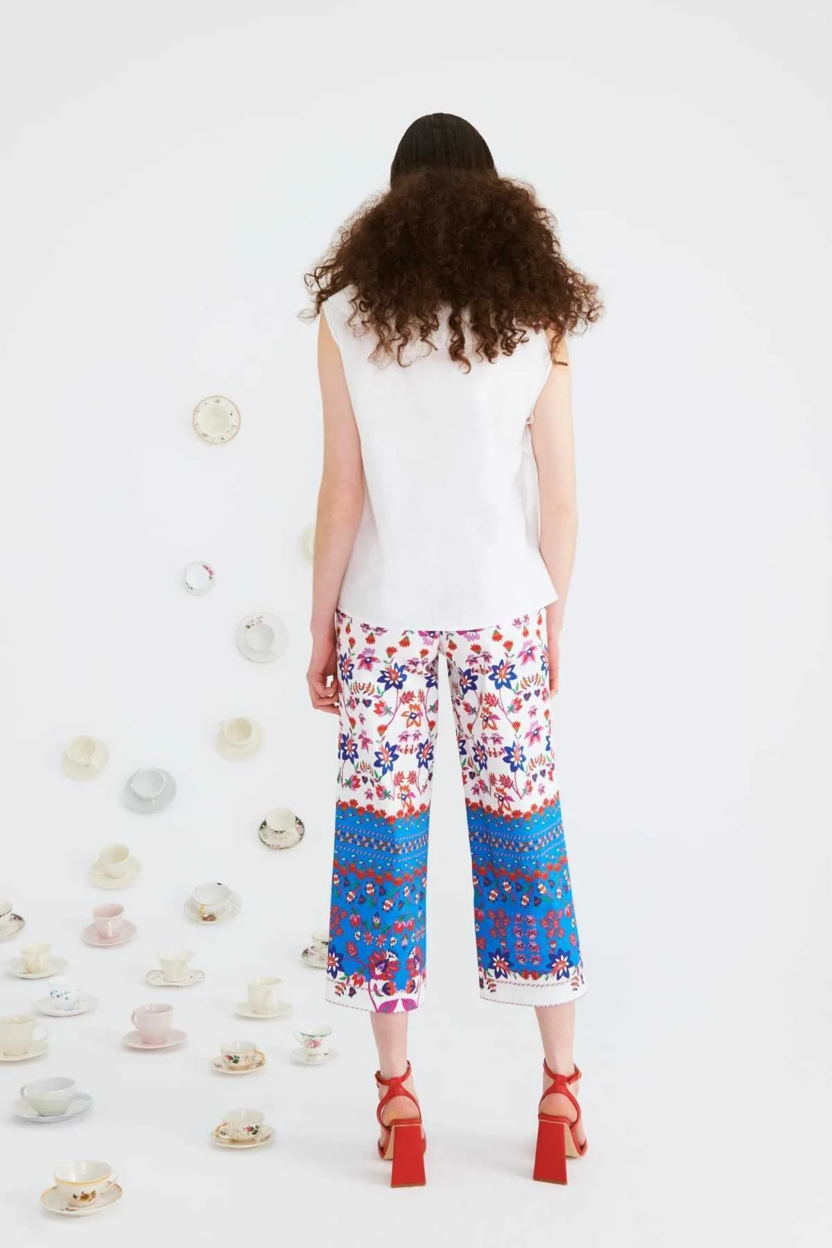 Yakalı Bluz Beyaz - 2