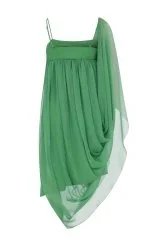 Askılı Abiye Elbise Yeşil - 5