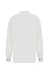 Fırfırlı Gömlek Beyaz - 5