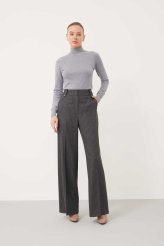 Flanel Geniş Paça Pantolon Standart Renk Standart Renk