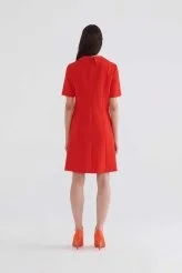 Kemerli Mini Elbise Kırmızı - 2