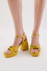 Topuklu Ayakkabı Sarı - 1