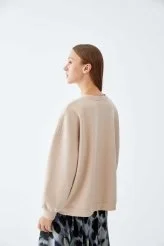  Uzun Kollu Baskılı Kadın Sweatshirt Standart Renk - 2