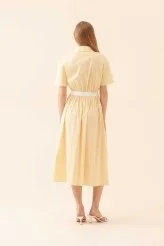 Kısa Kollu Günlük Elbise Standart Renk - 2