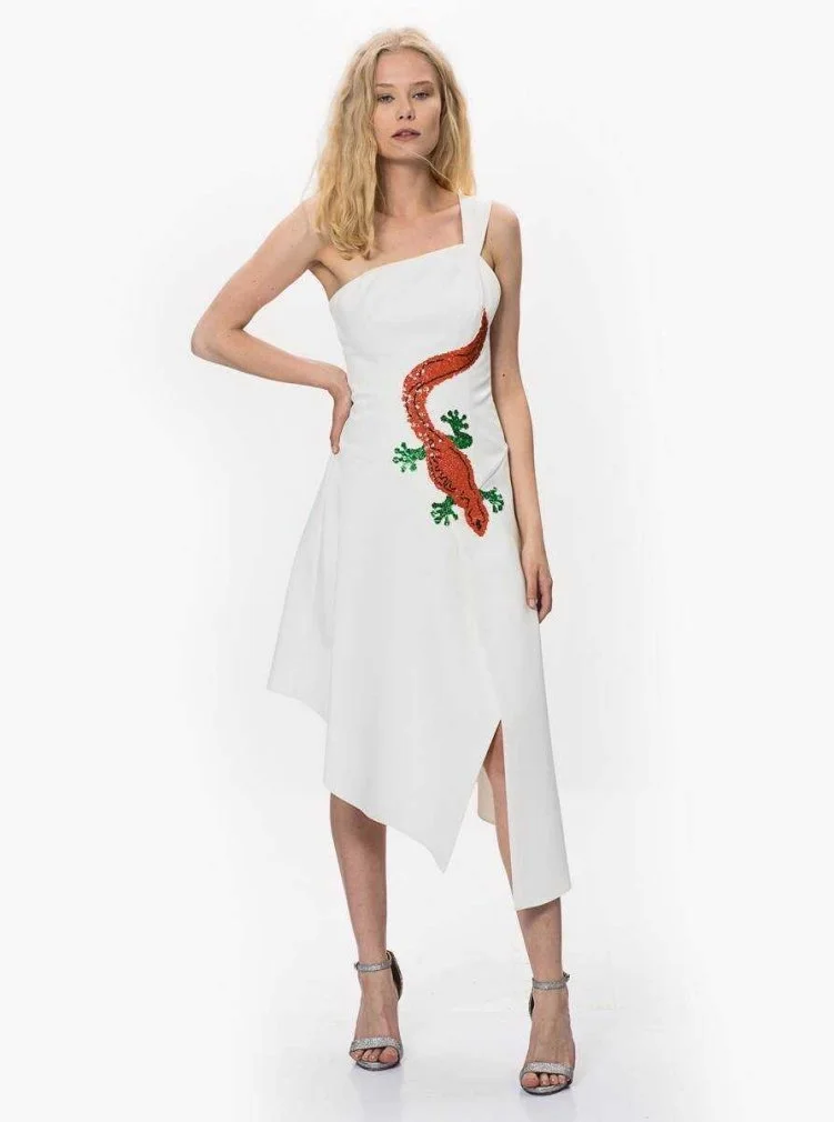 İşlemeli Nikah Elbisesi Krem - 3