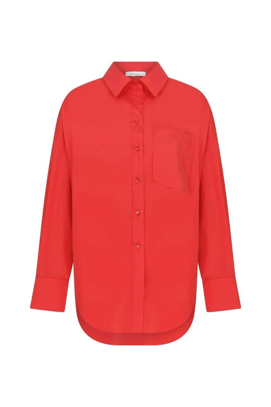  Cepli Kadın Gömlek Kırmızı - 4