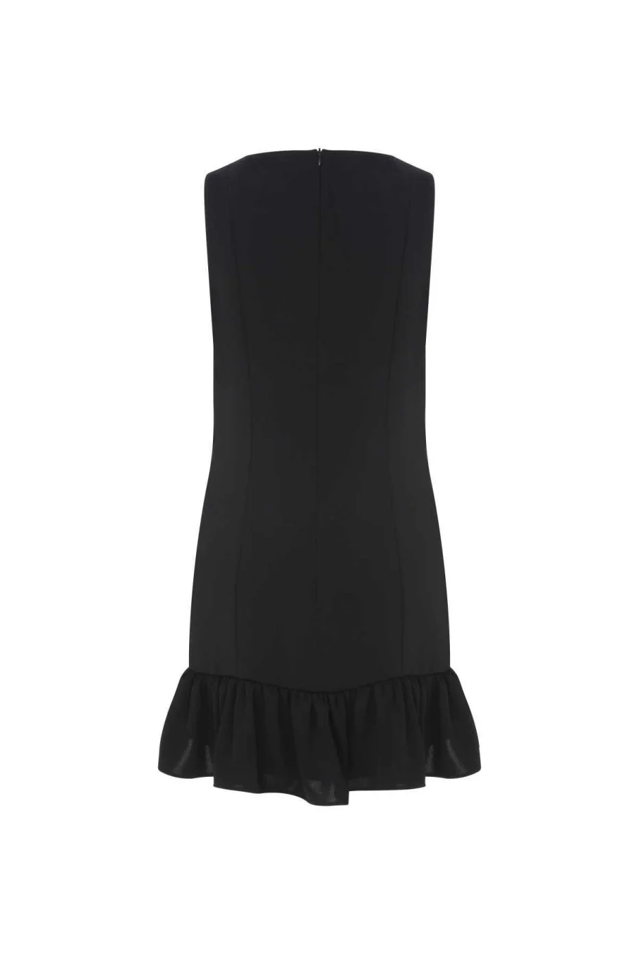  Taş İşlemeli Mini Elbise Siyah - 5